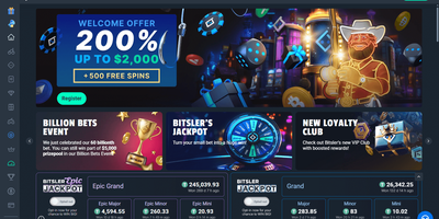 Prévia do site de Bitsler