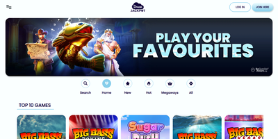 Dream Jackpot websted forhåndsvisning