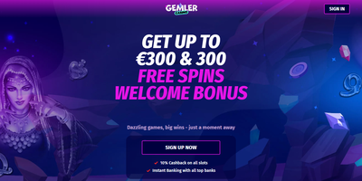 Prévia do site de Gemler