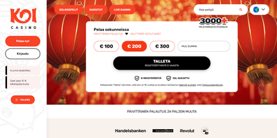 Prévia do site de Koi