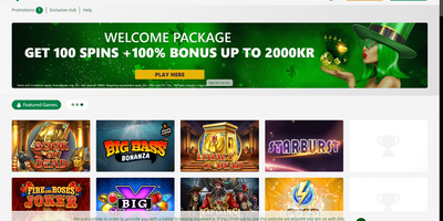 Luckster websted forhåndsvisning